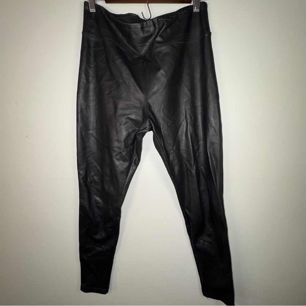 Nordstrom Black Faux Leather Pants